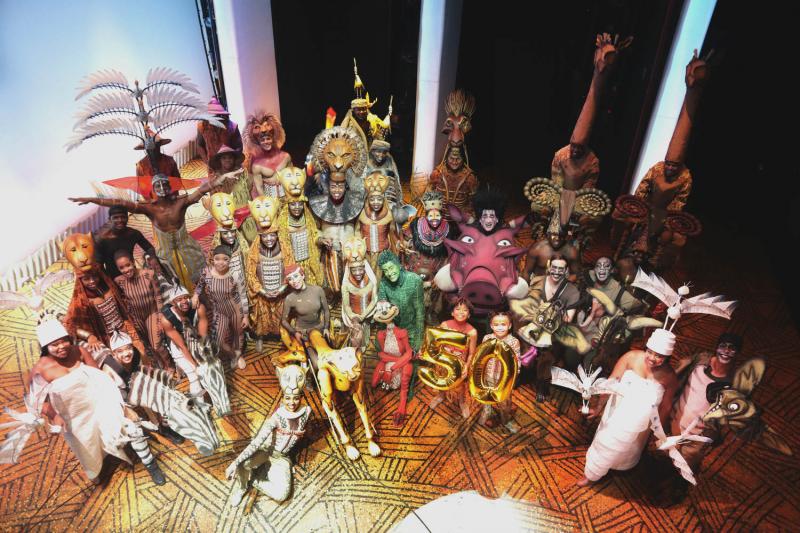 THE LION KING Celebrates 50th Show For The International Tour